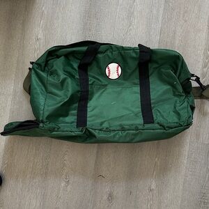 Green Baseball Duffel Bag